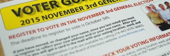 A voter guide at Seeds of Literacy